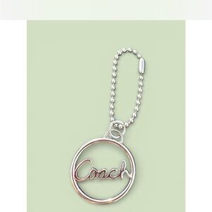 Coach Silver Keychain